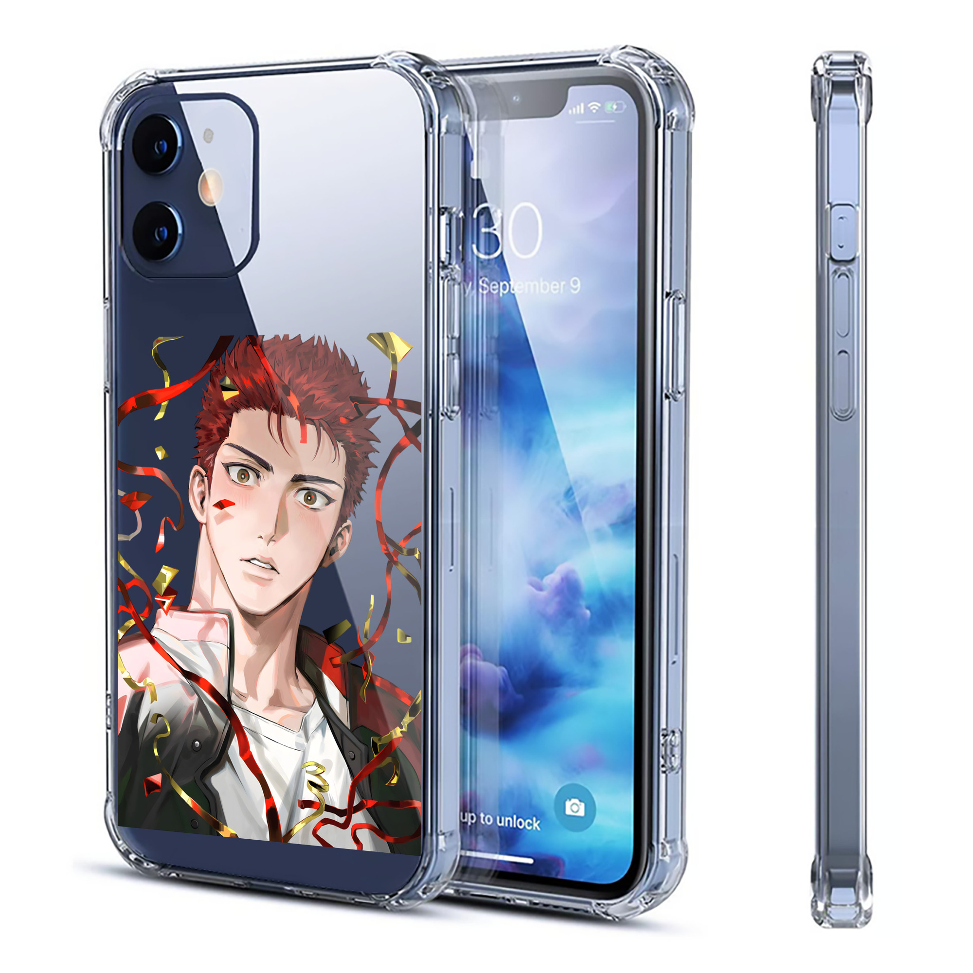 （画像用） SLAM DUNK／スラムダンク 【iPhone 12シリーズ対応】透明スマホケース（クリアソフトケース）